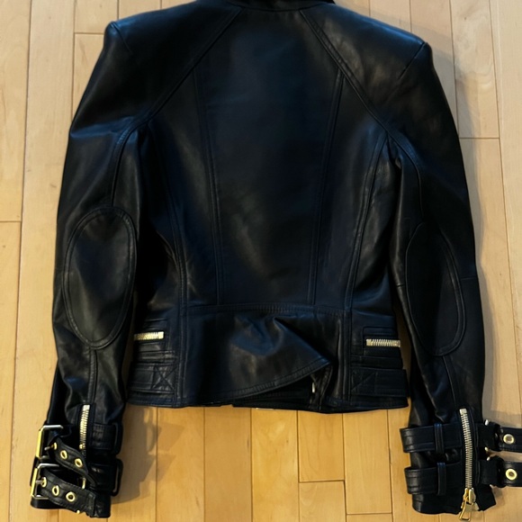 Balmain x H&M Black and Gold Leather Jacket - Picture 12 of 16